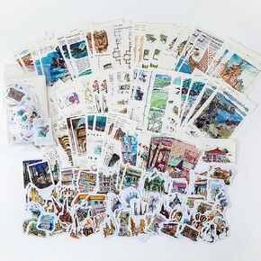 150PCS Vintage Scrapbook Supplies Pack for Junk Journal Bullet Journals Decoupage Paper Scrapbook Planner Sticker Aesthetic Cottagecore Collage Craft Album (Baking)