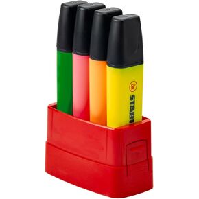 Highlighter - STABILO BOSS ORIGINAL Deskset of 4 Assorted Colours