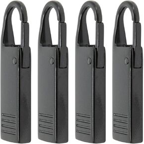 Zipper Replacement: x4 Replacement Zipper Pull Tab. Use as Luggage Zipper Pulls Replacement, Zipper Hook for Bags & Suitcase Zipper Pull Replacement. Broken Zipper Pull Replacement 1.5x0.43x0.17 Inch in Kuwait