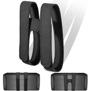 2 Pcs Fishing Graph Cover Straps Keep Cover Secure During Travel Fish Finder Cover Strap with Easy-to-Adjust Adhesive Straps