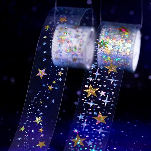 TIAMECH 6 Rolls Ocean Adventure Series PET Scrapbook Tapes, Sea Cruise Shell Starfish Fish Decorative Tape Stickers for Junk Journaling, Scrapbooking Supplies, and Ephemera in Saudi Arabia