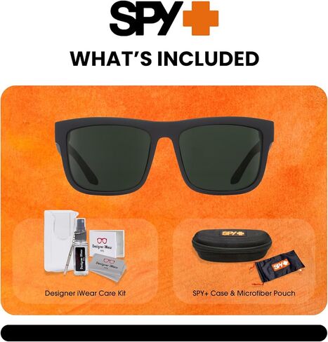 نظارات شمسية مستطيلة الشكل من SPY Discord للرجال + حزمة مع مجموعة نظارات Designer iWear in Kuwait