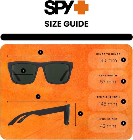 نظارات شمسية مستطيلة الشكل من SPY Discord للرجال + حزمة مع مجموعة نظارات Designer iWear in Kuwait