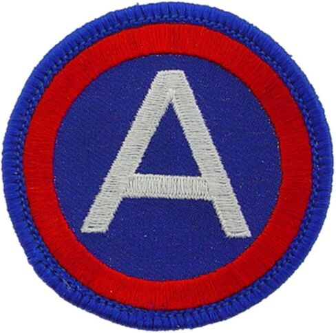United States Army Armies Patch, 3rd Army Full Color, with Iron-On Adhesive in Kuwait