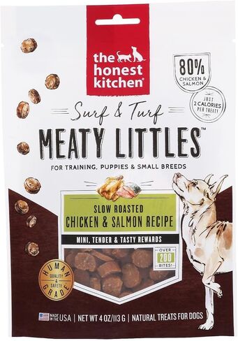 The Honest Kitchen Surf & Turf Meaty Littles: Beef & Salmon Recipe, 4 oz Bag in Saudi Arabia