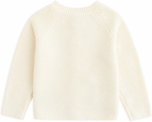 Curipeer Toddler Girl Cardigan Baby Knit Sweater Long Sleeve Button Closure with Pockets in Kuwait