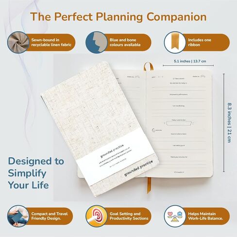 Undated Goal Planner Journal | 6 Month Habit Tracker Notebook | ADHD Planner Weekly Goal Setting Journal For Both Women & Men in Saudi Arabia