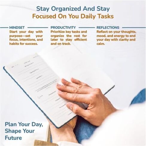 Undated Goal Planner Journal | 6 Month Habit Tracker Notebook | ADHD Planner Weekly Goal Setting Journal For Both Women & Men in Saudi Arabia