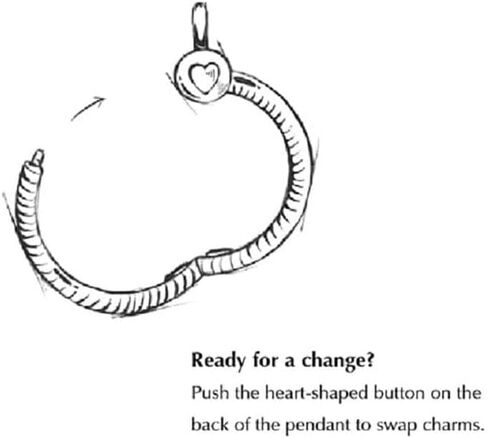 Bolenvi Moments O Charm Carrier Pendant - Authentic 925 Sterling Silver Charm Carrier for Beads & Necklaces in Kuwait