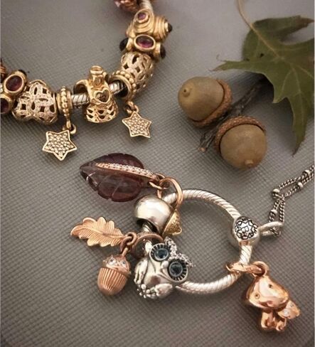 Bolenvi Moments O Charm Carrier Pendant - Authentic 925 Sterling Silver Charm Carrier for Beads & Necklaces in Kuwait