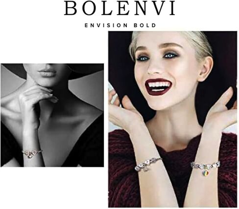 Bolenvi Moments O Charm Carrier Pendant - Authentic 925 Sterling Silver Charm Carrier for Beads & Necklaces in Kuwait