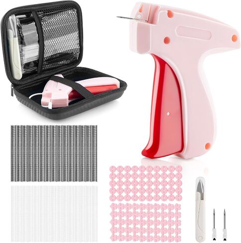 Micro Quick Clothing Fixer, Stitch Sewing Gun, Handheld Stitch Gun Tagging Gun with 3 Needles 3000 Fasteners 100 Buttons & Scissor, Stitch Gun for Clothing/Price Tagging/Fixing Curtains/Beddings in Saudi Arabia