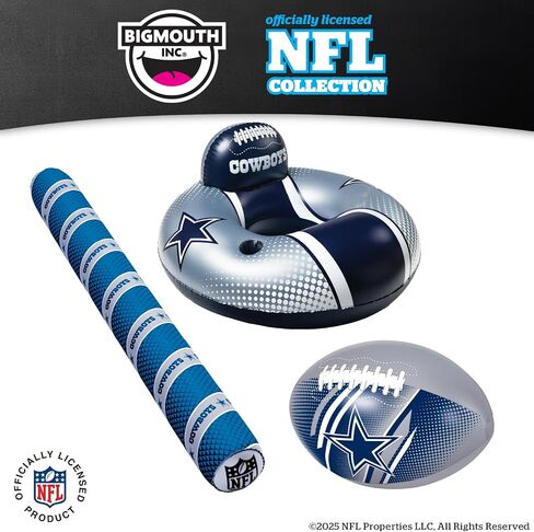 BigMouth Dallas Cowboys NFL Fan Gear Outdoor Toys, Officially Licensed in Saudi Arabia