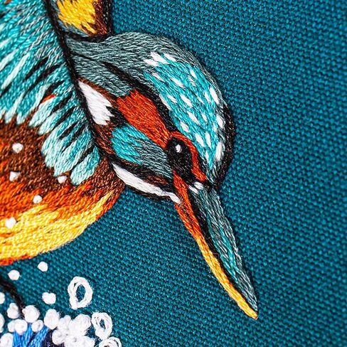 EEEKit Embroidery Kit for Beginners, DIY Cross Stitch Kit, Hand Embroidery Starter Needlepoint Kits with Hoop Needle Thread Instruction, Mother's Day Gifts in Saudi Arabia
