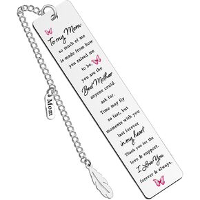 Mom Bookmark Mom Mothers Day Gift Gifts for Mom from Daughter Son to My Mom Gifts Mother's Day Birthday Bookmarks for Women I Love You Mom