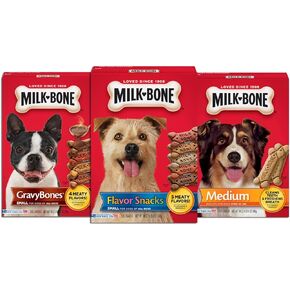 Milk-Bone Dog Treat Variety Pack For Small/Medium Dogs (Pack Of 3)