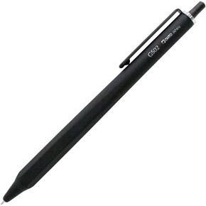 OHTO GS02 Roller Gel Pen, Retractable Needle Tip 0.5mm Fine Point, Khaki Barrel, Ultra-Quick Drying Black Gel Ink Pen, All-Metal Hybrid Body, GS02-G5-KK