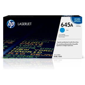 HP 645A Cyan Toner Cartridge | Works with HP Color LaserJet 5500, 5550 Series | C9731A