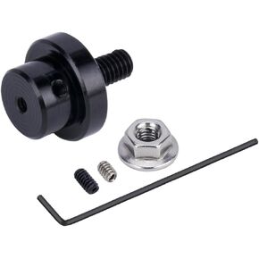 1/10 RC Antenna Pedestal, Cropping Pedestal for 1/8 1/10 RC Crawler Car SCX10 TRX4 D90 Tamiya Shell DIY Decoration(Pedestal Black)