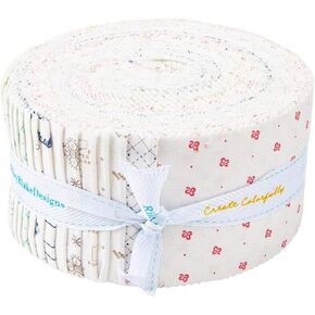 Lori Holt Bee Bundle Limited Edition Backgrounds 40 2.5-inch Strips Roll Riley Blake RP-15571-40