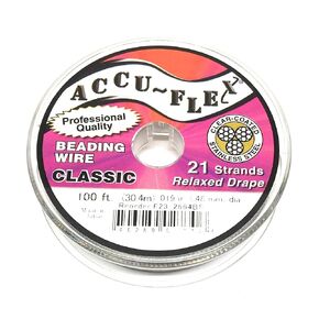 Beading Wire 21 Strand .019 Inch 100 Feet