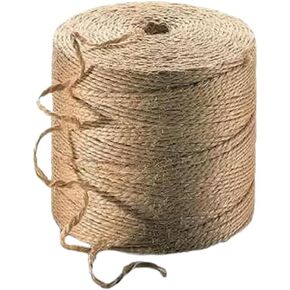 MADI Natural Jute Rope Twine, 3 ply, 100 Meters (328 ft.) for DIY, Arts, Crafts, Gift Holiday wrappings, Decorations, Gardening, Binding, Durable Packing String
