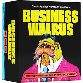 بطاقات ضد الإنسانية تقدم Workity Walrus: The Party Game of Pitcing Products • كتبها Clickhole