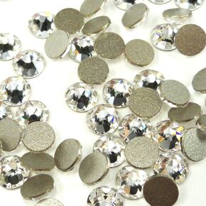 36 pcs Clear Crystal (001) Swarovski 2088 Xirius 30ss Flat Backs No Hotfix Rhinestones Round 6.4mm ss30 DIY Deco Bling