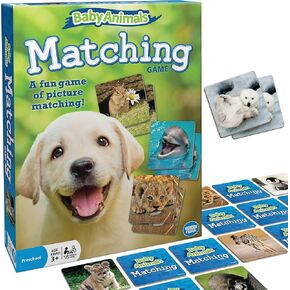 Wonder Forge Baby Animals Matching Game - Engaging Memory Booster | Age 3 to 5 | Fast-Paced, Fun & Educational | Ideal Gift for Easter