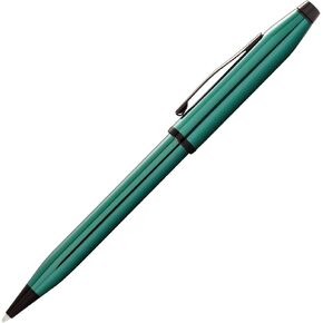 A.T. Cross Cross Century II Highly-polished translucent green lacquer finish Black with PVD appointments Ballpoint Pen