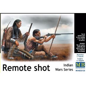 PLASTIC MODEL BUILDING KIT INDIAN WARS SERIES REMOTE SHOT 1/35 MASTER BOX 35128