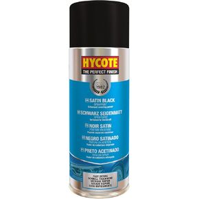 Fast Drying Aerosol Car Spray Paint, Satin Black, 13.5 Oz