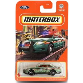 Matchbox Ford Police Interceptor Green Fire Rescue 1:64 Scale Die-cast Car 64/100