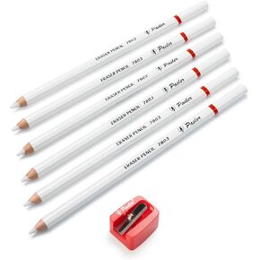 Pasler® Eraser Pencils 7802 Perfection Detail Eraser Pencil with Brush and a Sharpener Perfect for Sketches and Coloured Illustrations (6- Pack)