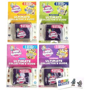 5 Surprise Mini Brands Ultimate Collector's Guide (4 Pack) #cheesetastic, #sweettreats, #spoilyourself, #stockup with 2 Gosutoys Stickers