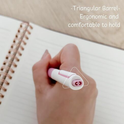 allydrew Whisper Motion Silent Retractable Gel Pen Set (5 Pack), 0.5mm Fine Point, for Home, Office, Work, Colored Ink, Emerald Sky in Kuwait