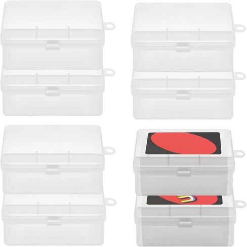 U/N Card Case Holder Compatible with Classic UNO Card Game, Holds 108 Pcs Card Compatible with Classic UNO Deck, and so on, 3.93 x 2.6x 1.57 Inch Plastic Playing Card Case Box Storage (NO Cards) in Saudi Arabia