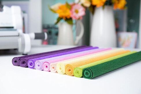 ورقة Sizzix Surfacez Crepe ، 12 "× 24" ، الصفاء ، 10 صفائح ، 664669 ، مقاس واحد ، متعدد الألوان in Kuwait