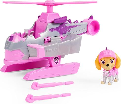 Paw Patrol, Rescue Knights Skye Transforming Toy Car with Collectible Action Figure, Kids Toys for Ages 3 and up in Saudi Arabia