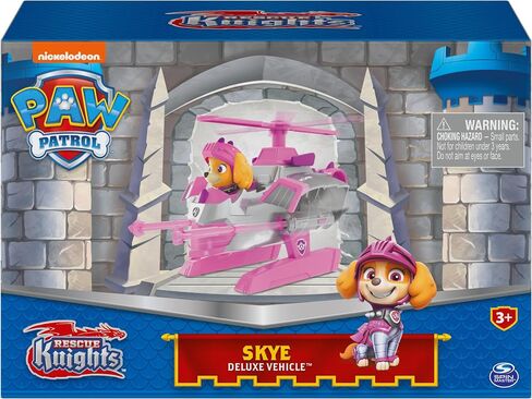 Paw Patrol, Rescue Knights Skye Transforming Toy Car with Collectible Action Figure, Kids Toys for Ages 3 and up in Saudi Arabia
