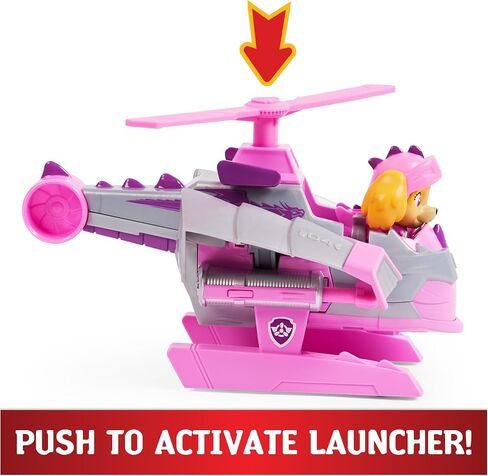 Paw Patrol, Rescue Knights Skye Transforming Toy Car with Collectible Action Figure, Kids Toys for Ages 3 and up in Saudi Arabia