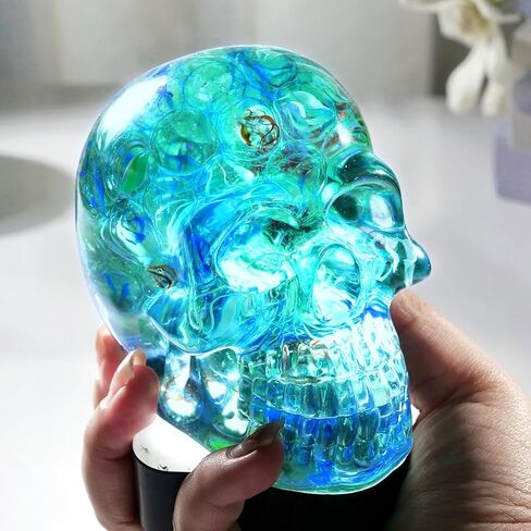 LET'S RESIN Resin Molds Silicone, 1 Pc Large Silicone Skull Epoxy Molds with 4 Pcs Small Skeleton Epoxy Resin Molds for Resin Casting Art Crafts, Candle Making, Home Decor, Pendants, Keychains in Saudi Arabia