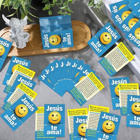 200 Pcs Spanish Gospel Tract Card Salvation Cards Pocket Holy Postcards Prayer Postcards Christian Inspirational Bible Verses for Christian Gifts Women Men(¿estás Listo?) in Kuwait