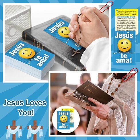 200 Pcs Spanish Gospel Tract Card Salvation Cards Pocket Holy Postcards Prayer Postcards Christian Inspirational Bible Verses for Christian Gifts Women Men(¿estás Listo?) in Kuwait