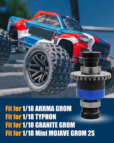 Assembled Differential 30T 0.8Mod V2 Fit for 1/18 ARRMA GROM Typhon in Kuwait