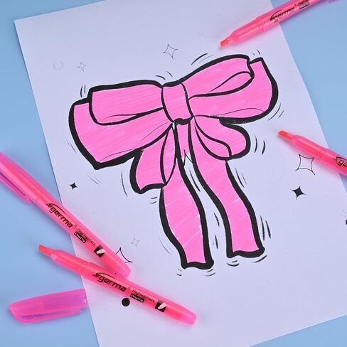 Highlighters 36 Pack ، ألوان زاهية زاهية وردية ، تجفيف سريع ، مثالي للطلاب البالغين الذين يسلطون في الفصل الدراسي والمدرسة والمكتب in Saudi Arabia
