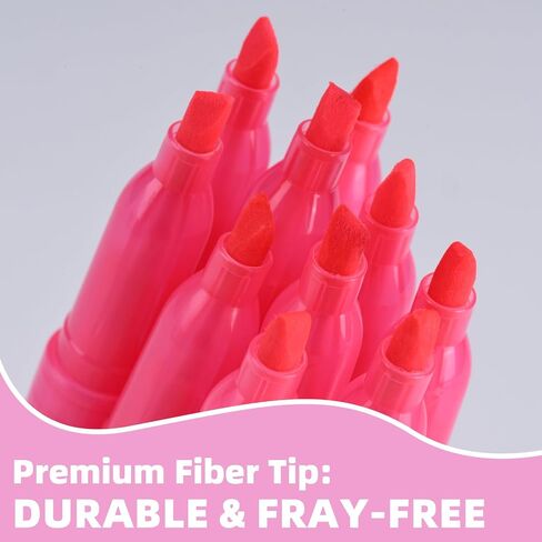 Highlighters 36 Pack ، ألوان زاهية زاهية وردية ، تجفيف سريع ، مثالي للطلاب البالغين الذين يسلطون في الفصل الدراسي والمدرسة والمكتب in Saudi Arabia