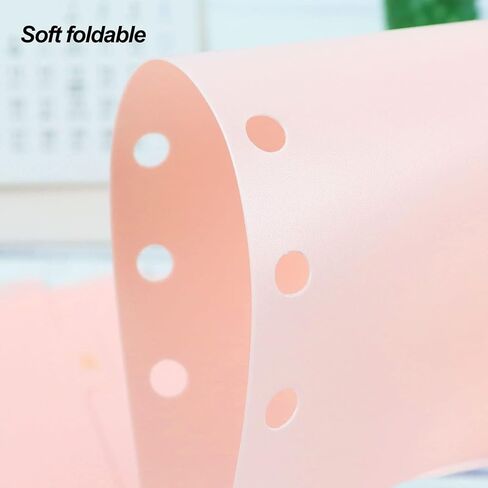 Personal A6 Dividers 6 Hole Transparent Binder Index Page Dividers with Tabs Plastic Tab Dividers with Stickers for Binders, Planner, Agenda (Clear - 2 Sets) in Kuwait