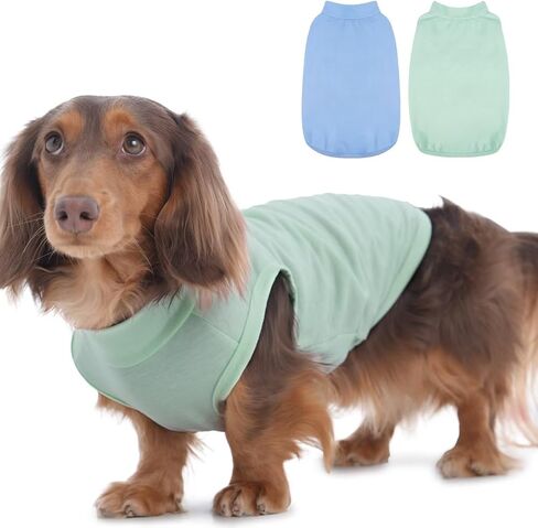 MIGOHI 2 Pack Lightweight Small Dog Shirts,Soft Dog T-Shirts for Small Dogs,Pink Shirt for Dogs,Puppy Shirts for Small Dogs Girl Boy,Dog Shirts for Camping,Toy Poodle,Shih Tzu,Pink Purple,M in Saudi Arabia