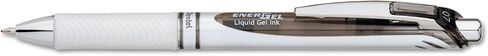 Pentel Energel Rtx Gel Pen, Retractable, Medium 0.7 Mm, Black Ink, White/black Barrel in Saudi Arabia